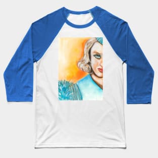 Bette Davis Baseball T-Shirt